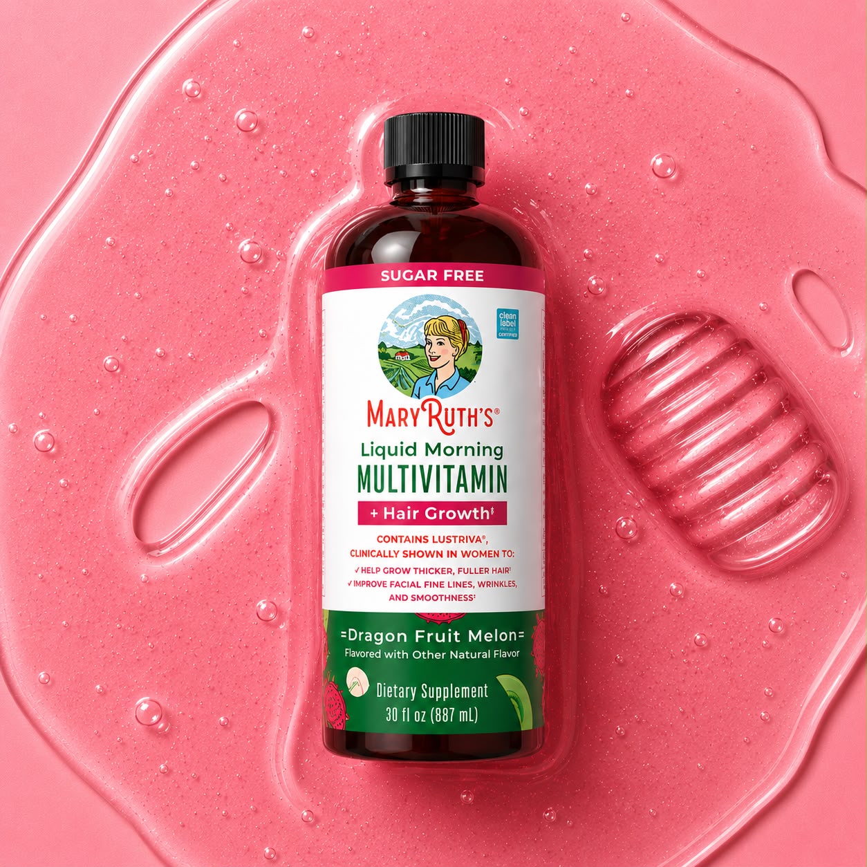 Multi-vitamínico: Cabello fuerte, brillante y saludable