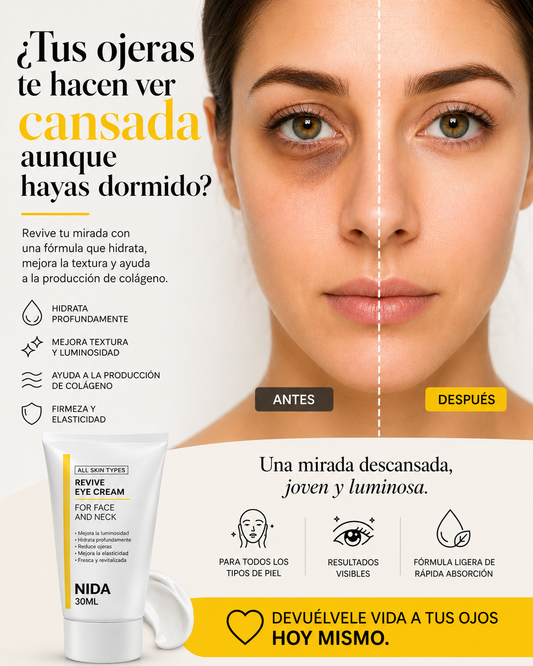 Crema Para Ojeras Y Bolsas-Revive tu mirada en minutos