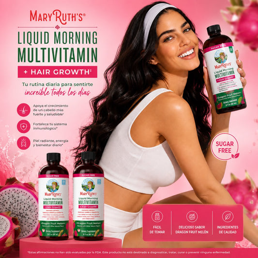 Multi-vitamínico: Cabello fuerte, brillante y saludable